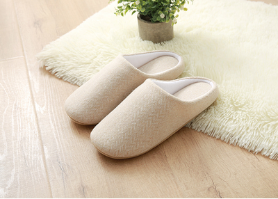 Pantuflas Cálidas de Algodón Negro para Hombre - Antideslizantes y Cómodas - Image 13