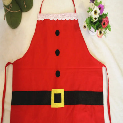 Delantal Navideño Rojo para Mujer - Perfecto para Cocina y Regalos - Image 13