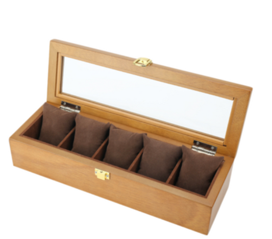 Caja Organizadora de Relojes en Madera