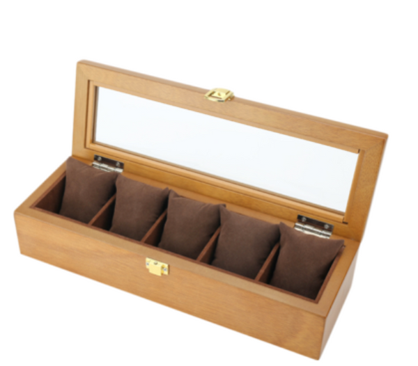 Caja Organizadora de Relojes en Madera