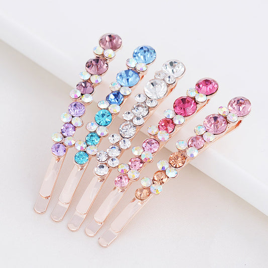 Pinza para Cabello Infantil con Moño Brillante y Strass - Image 2