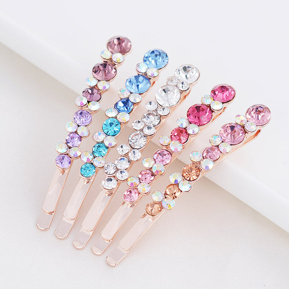 Pinza para Cabello Infantil con Moño Brillante y Strass