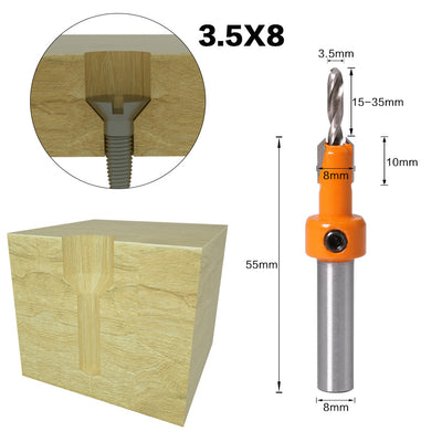 Tornillo Autorroscante de Cabeza Aleada con Broca Escalonada para Madera - Image 25