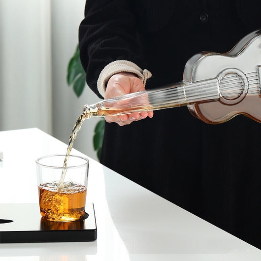 Set Decantador Guitarra en Vidrio Borosilicato Premium - Image 3