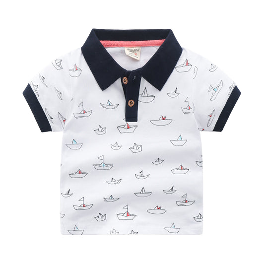 Polo Infantil de Manga Corta con Cuello - Image 11