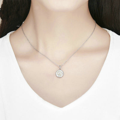 Collar de Plata Esterlina con Baño de Oro - Diseño Ovalado para Mujer - Image 6