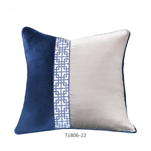 Funda de Almohada Pintura China Azul - Arte Tradicional - Image 8