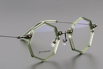 Gafas Retro Ultraligeras de Titanio Puro con Lentes para Miopía - Image 25