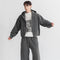 Sudadera Retro Patchwork Desgarrada con Detalles en Relieve