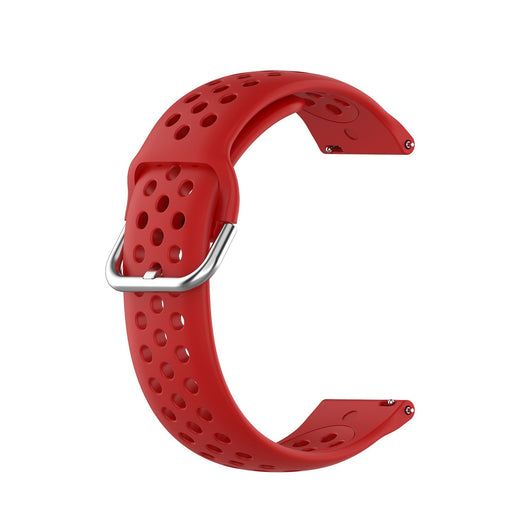 Correa de Reloj de Silicona Porosa con Hebilla Recta - Image 30