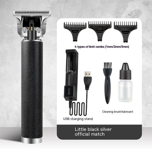 Cortadora de Cabello Profesional Retro con Grabado - Máquina de Afeitar Eléctrica de Precisión - Image 12
