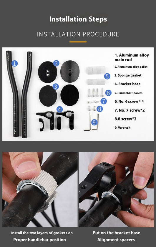 Reposabrazo de Aluminio para Bicicleta - Image 10