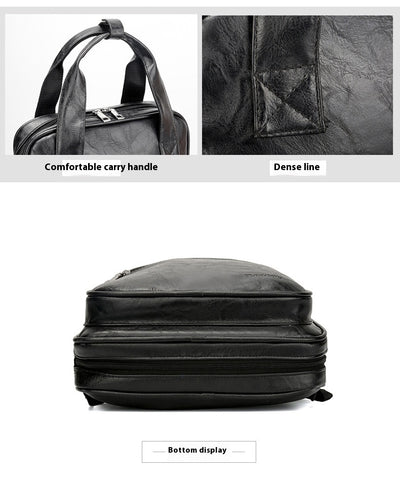 Mochila de Cuero Impermeable Resistente - Image 10