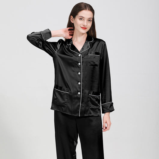 Pijama de Seda para Mujer 19 Momí - Conjunto de Dos Piezas - Image 3