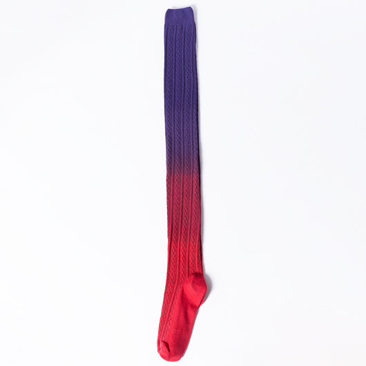 Calcetines Largos Tie-Dye Tejidos hasta la Rodilla para Mujer - Image 6