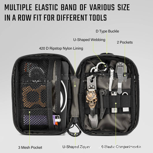 Bolsa Táctica Médica Multifuncional con Cinturón - Image 8