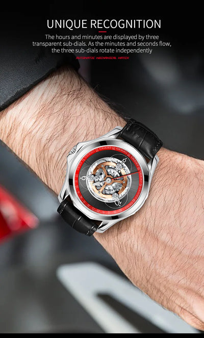 Reloj Automático para Hombre con Esfera Esqueletizada - Image 8