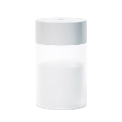 M Style mini humidifier with a light blue top and translucent white body, suitable for bedroom or office. - Image 8