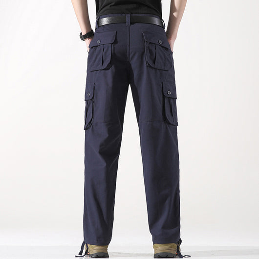 Pantalones Rectos para Hombre con Bolsillos Tridimensionales - Línea Outdoor Primavera - Image 3
