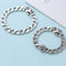 Pulsera de Plata Esterlina para Hombre con Calavera Giratoria y Patrón Retro