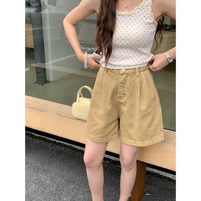 Pantalón Cropped Casual de Talle Alto con Pliegues Reductores - Image 6