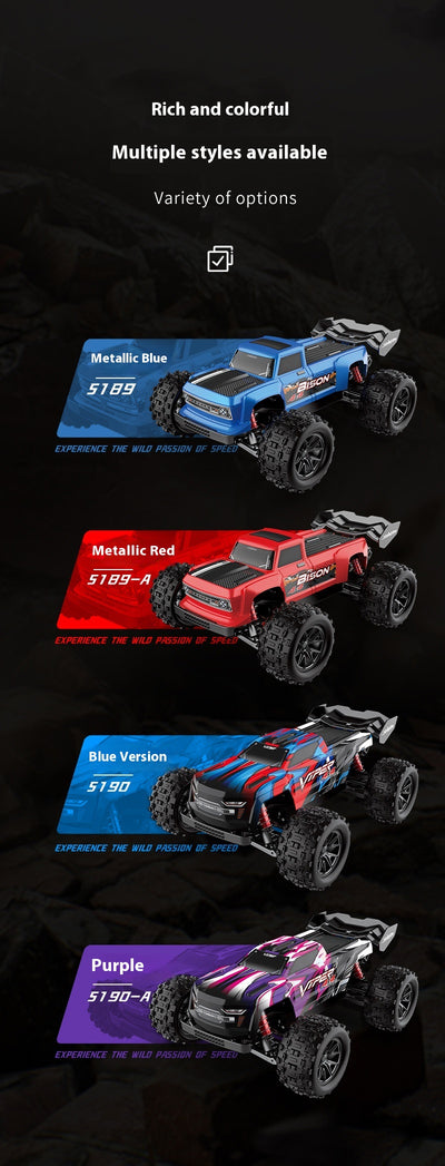 Auto RC Todoterreno 4x4 de Alta Velocidad con Tracción Integral y Control Remoto - Image 24