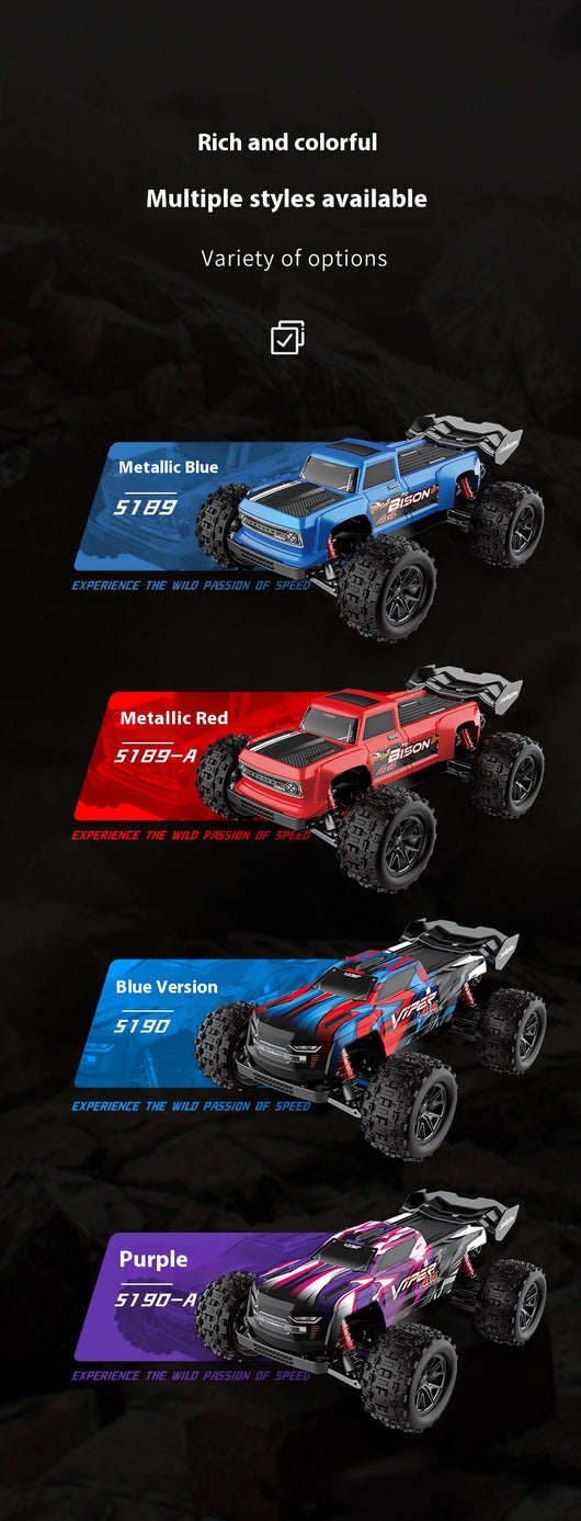 Auto RC Todoterreno 4x4 de Alta Velocidad con Tracción Integral y Control Remoto - Image 24