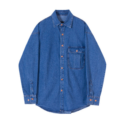 Camisa Denim Manga Larga para Hombre - Colección Primavera - Image 11