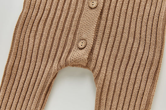 Mameluco Tejido de Manga Larga para Bebé - Primavera y Otoño - Image 2