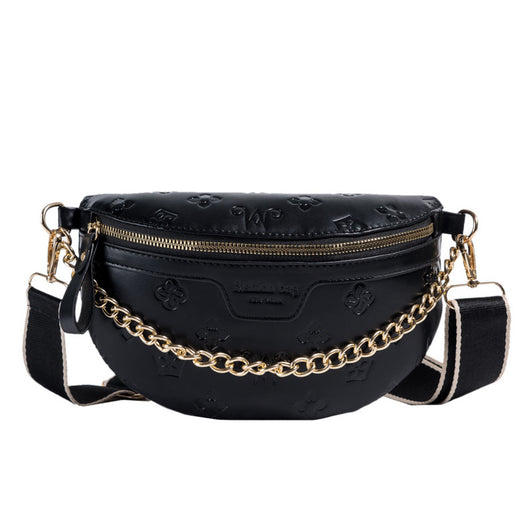 Bolsa de Hombro con Cadena de Cruz Grabada - Image 7