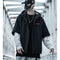 Chaqueta Hoodie Desmontable Hombre Oversized Tendencia Urbana