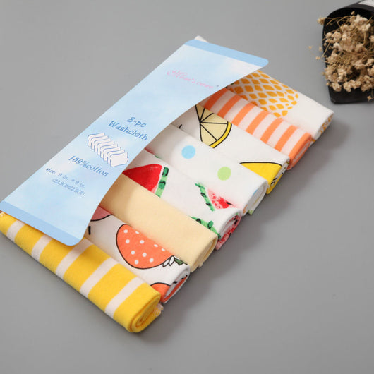 Pack de 8 Pañoletas de Gasa de Algodón para Bebé - Toallitas Absorbentes Recién Nacido - Image 3