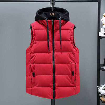Chaleco Acolchado de Plumón y Algodón para Hombre - Otoño Invierno - Image 3