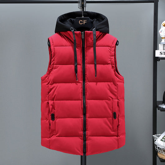 Chaleco Acolchado de Plumón y Algodón para Hombre - Otoño Invierno - Image 3