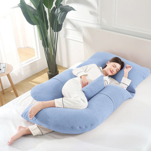 Almohada Maternidad Protección Cintura Tipo U para Dormir de Lado - Image 9