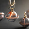Llavero de Cuero Artesanal Login Planet con Cascabel
