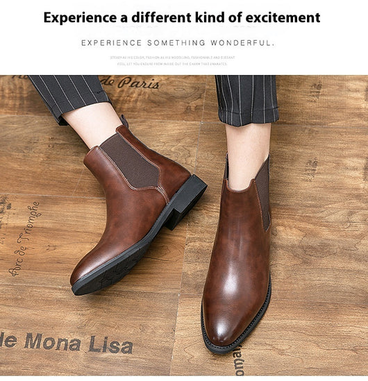 Botas Cortas de Invierno para Hombre Talla Grande con Forro Polar - Image 25