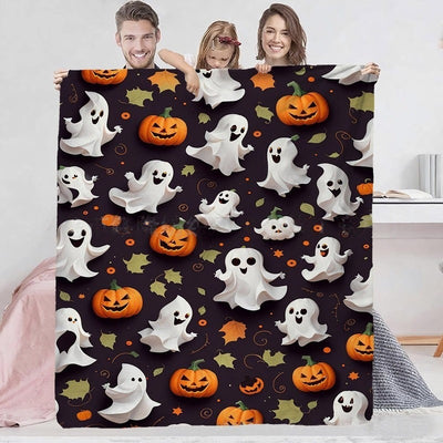 Manta de Franela con Diseños Estampados de Halloween - Image 25