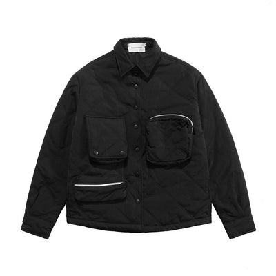 Chaqueta de Algodón Manga Larga para Hombre - Colores Sólidos - Image 7