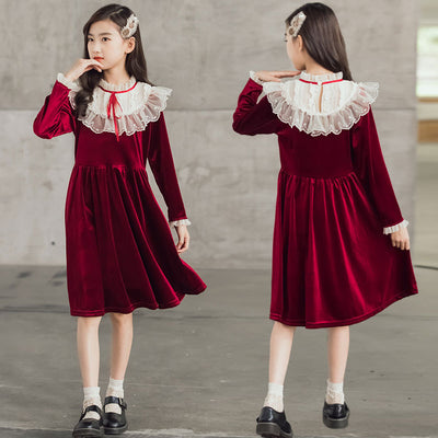 Vestido de Terciopelo Princesa para Niñas - Image 13