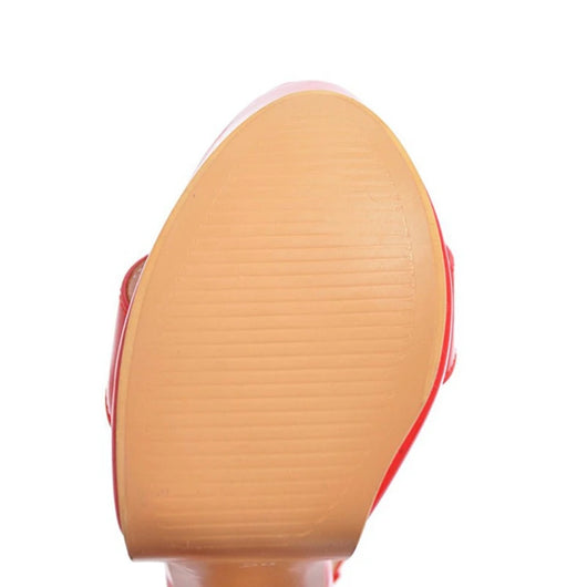 Sandalias Roma Plataforma Satén con Tacón de 16CM - Image 17