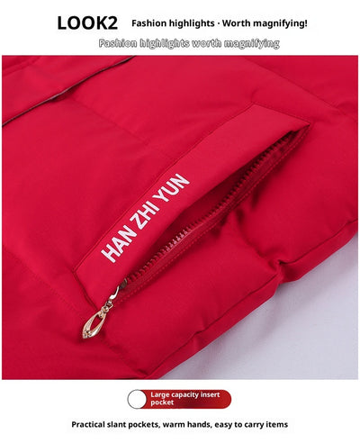 Abrigo de Plumón con Forro Polar para Mujer - Diseño Cálido y Elegante - Image 17
