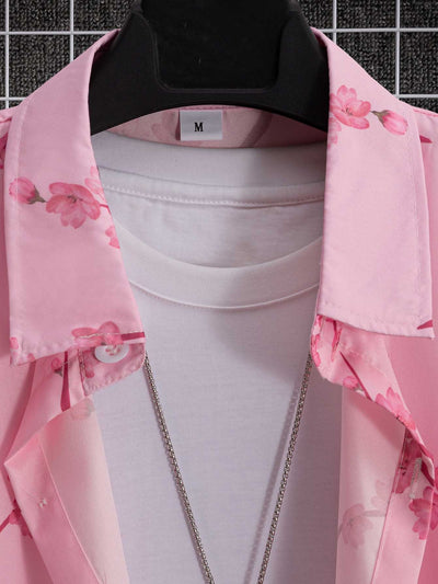 Camisa Estampada Floral de Manga Corta - Image 3