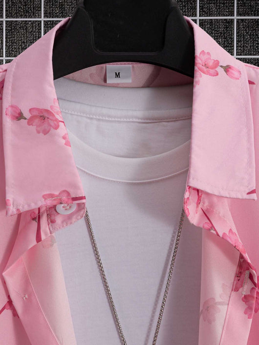 Camisa Estampada Floral de Manga Corta - Image 3
