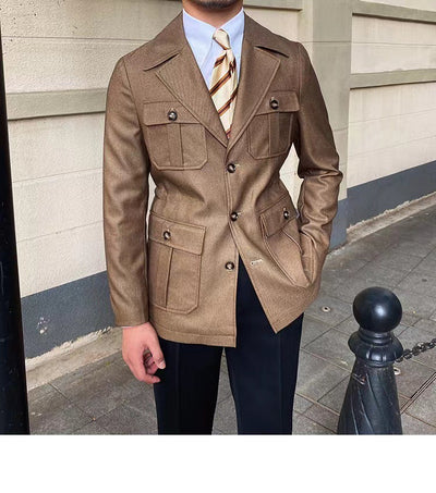 Blazer Premium de Cuello Inglés para Otoño e Invierno - Image 11