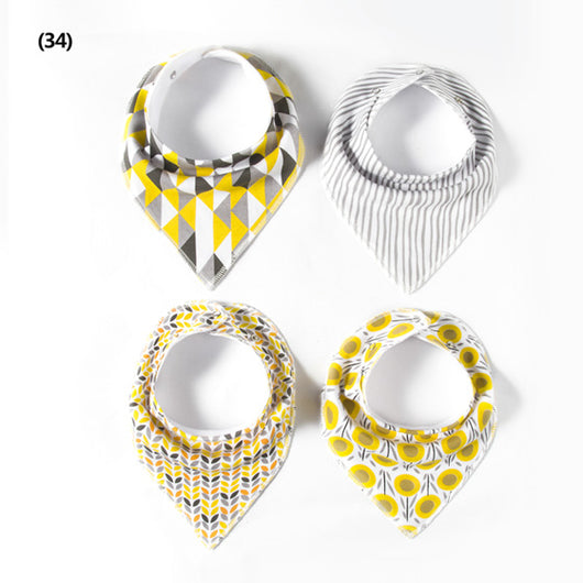 Baberos para Bebé de Algodón Puro Impermeables - Set de 4 Piezas - Image 19