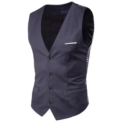 Chaleco de Traje Coreano Elegante para Hombre - Image 8