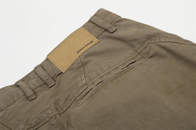 Pantalones Casuales Anchos Multibolsillos Estilo Moderno - Image 10