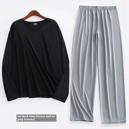 Pijama Hombre Manga Larga Corta Verano - Conjunto Ultradelgado Transpirable - Image 13