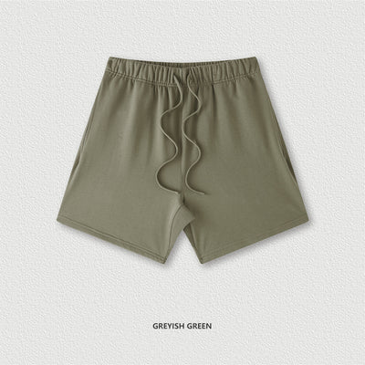 Pantalones Cortos Hombre Sueltos Color Liso - Image 12